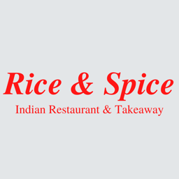 Rice & Spice logo.